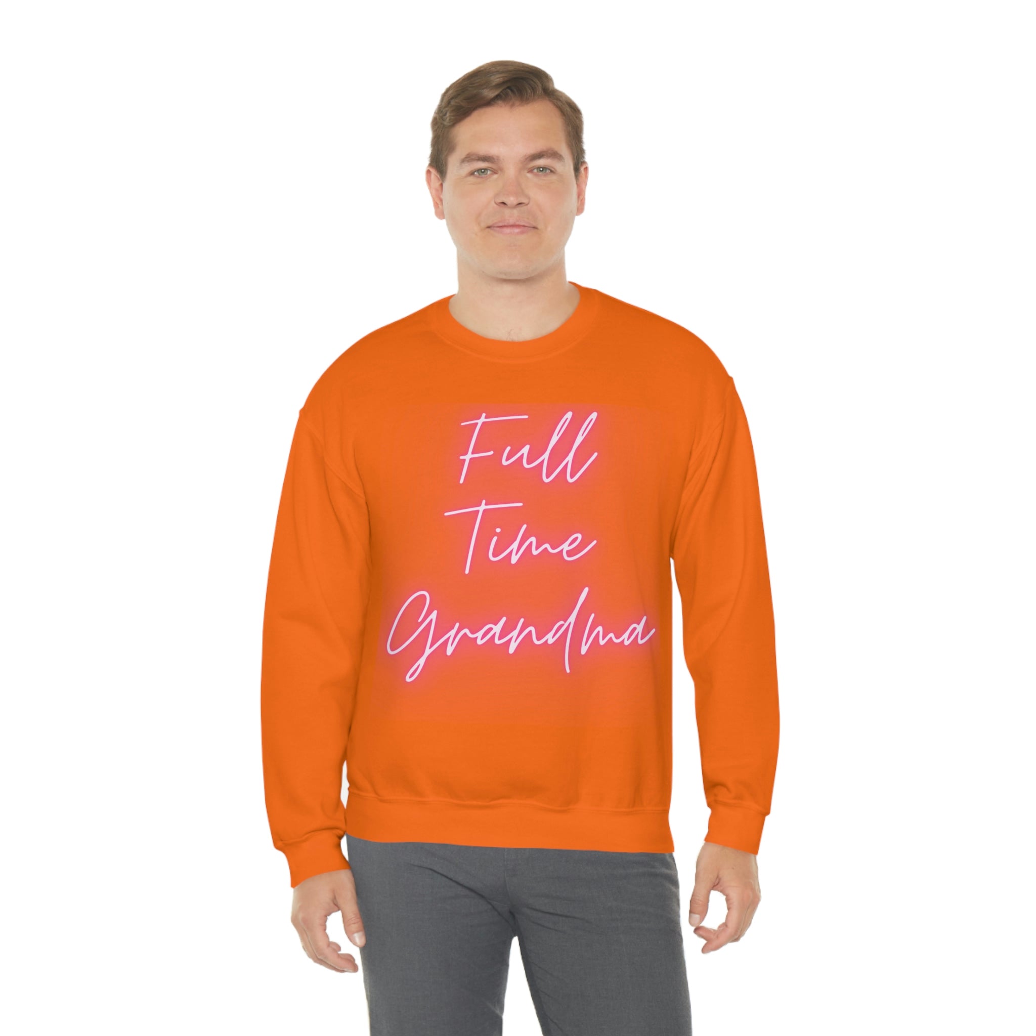 Full Time Grandma Unisex Heavy Blend™ Crewneck Sweatshirt