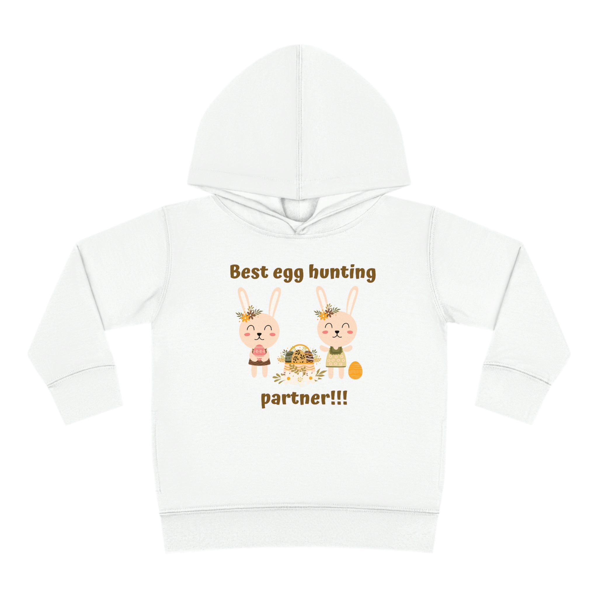 Egg Easter Partner Toddler Pullover Fleece Hoodie