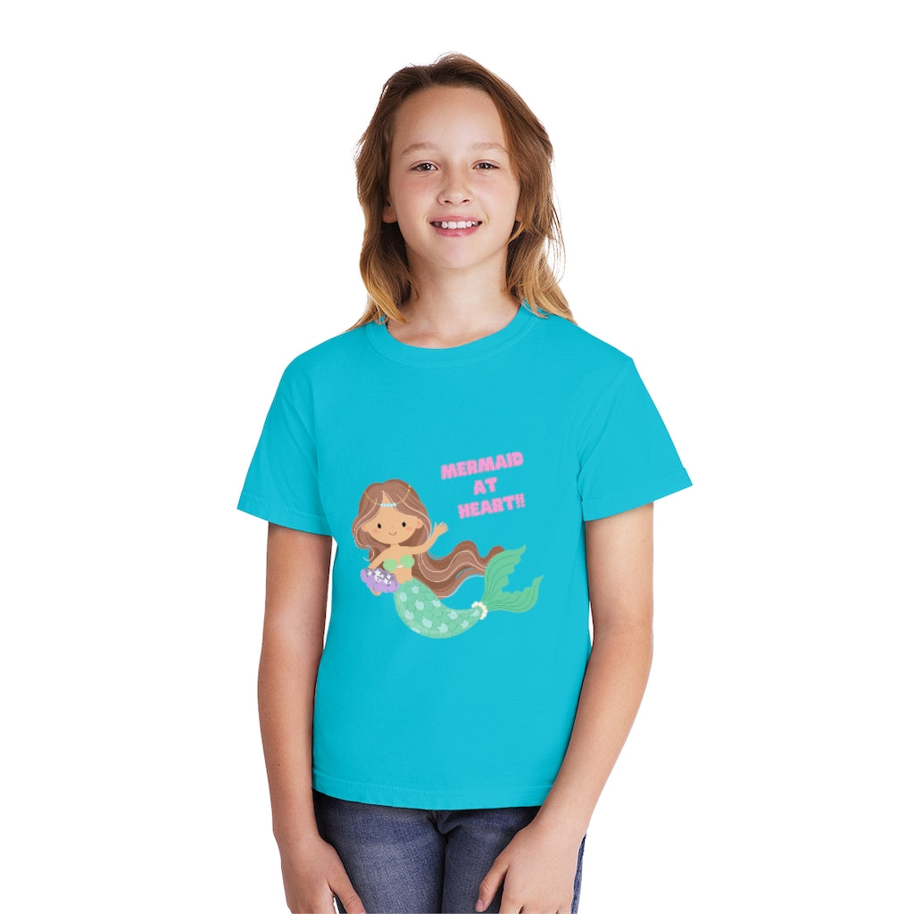 Mermaid at Heart Youth Midweight Tee