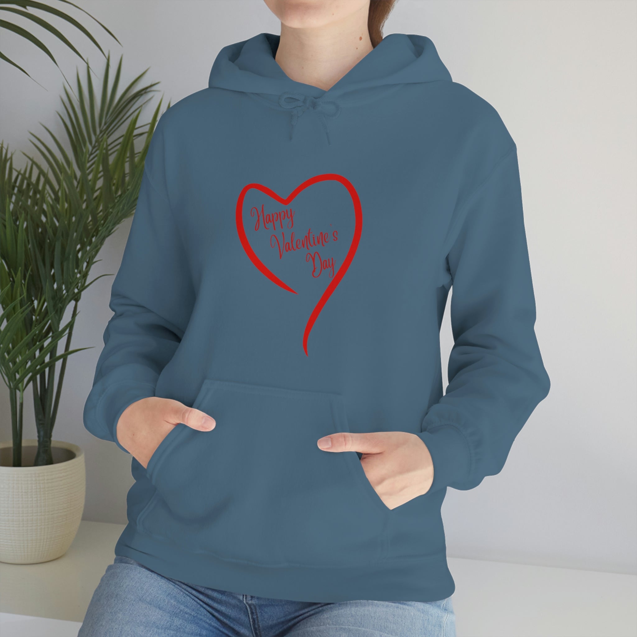 Happy Valentine's Day Unisex Heavy Blend™ Hooded Sweatshirt