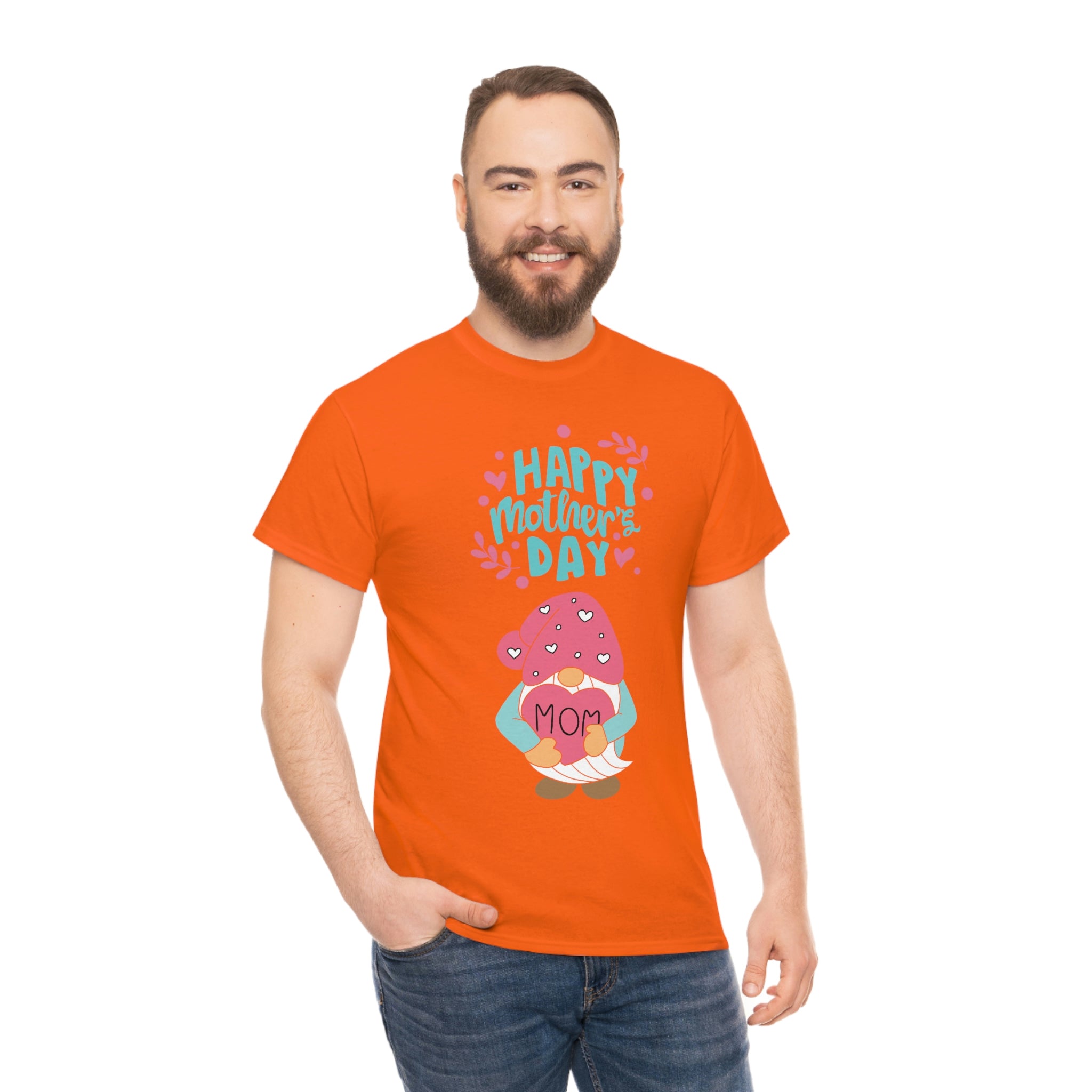 Happy Mother's Day Gnome Unisex Heavy Cotton Tee