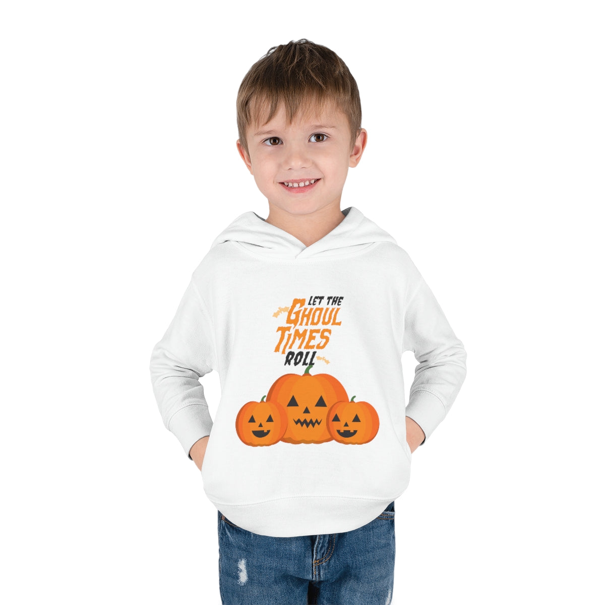 Let The Ghoul Times Roll Toddler Pullover Fleece Hoodie
