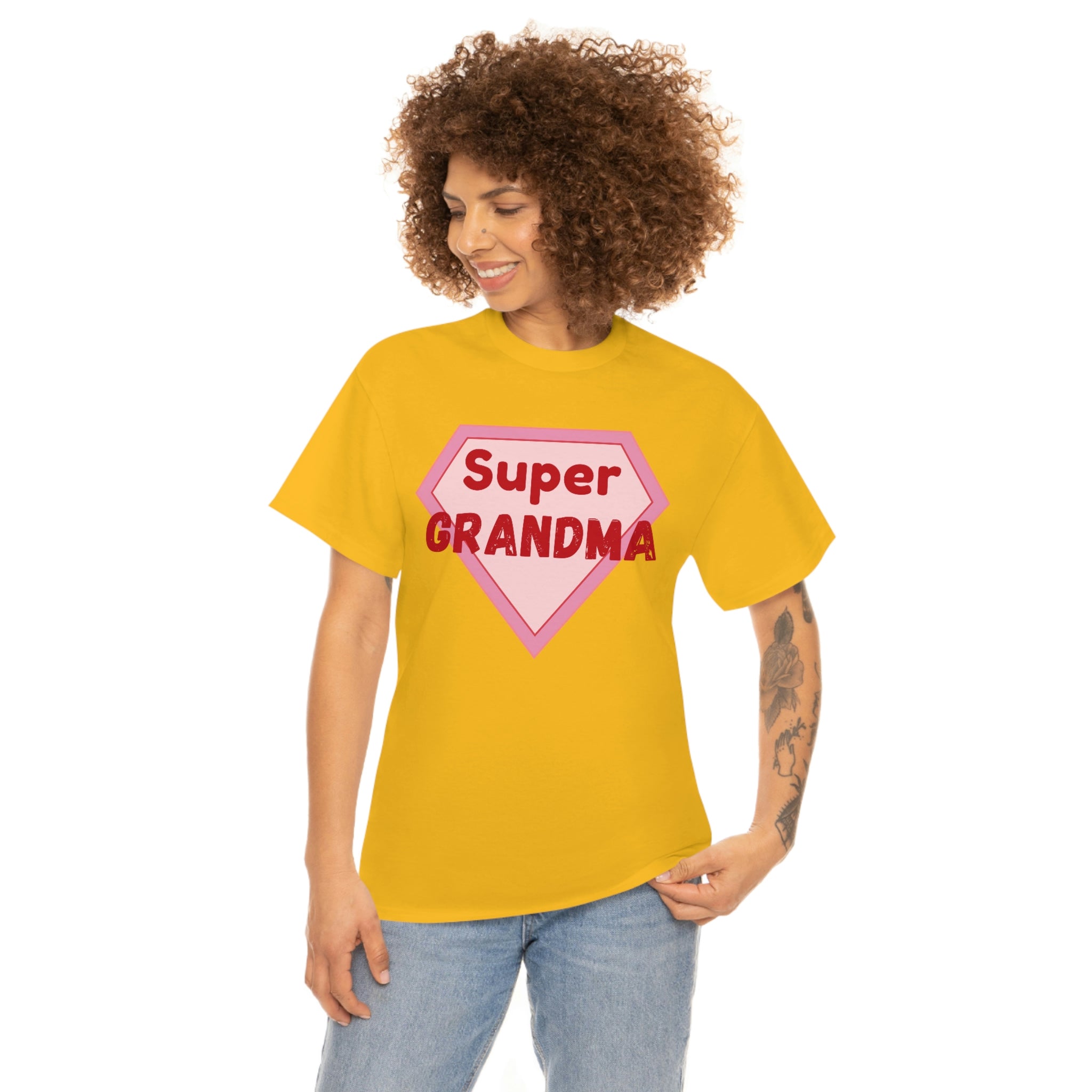 Super Grandma Unisex Heavy Cotton Tee