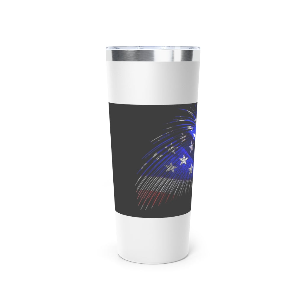 Old Glory Copper Vacuum Insulated Tumbler, 22oz