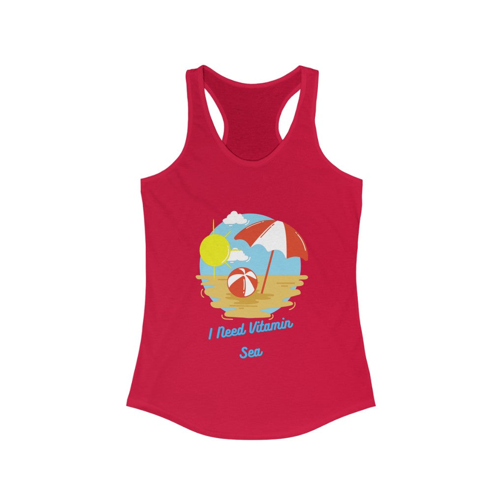 I Need Vitamin Sea Women's Ideal Racerback Tank