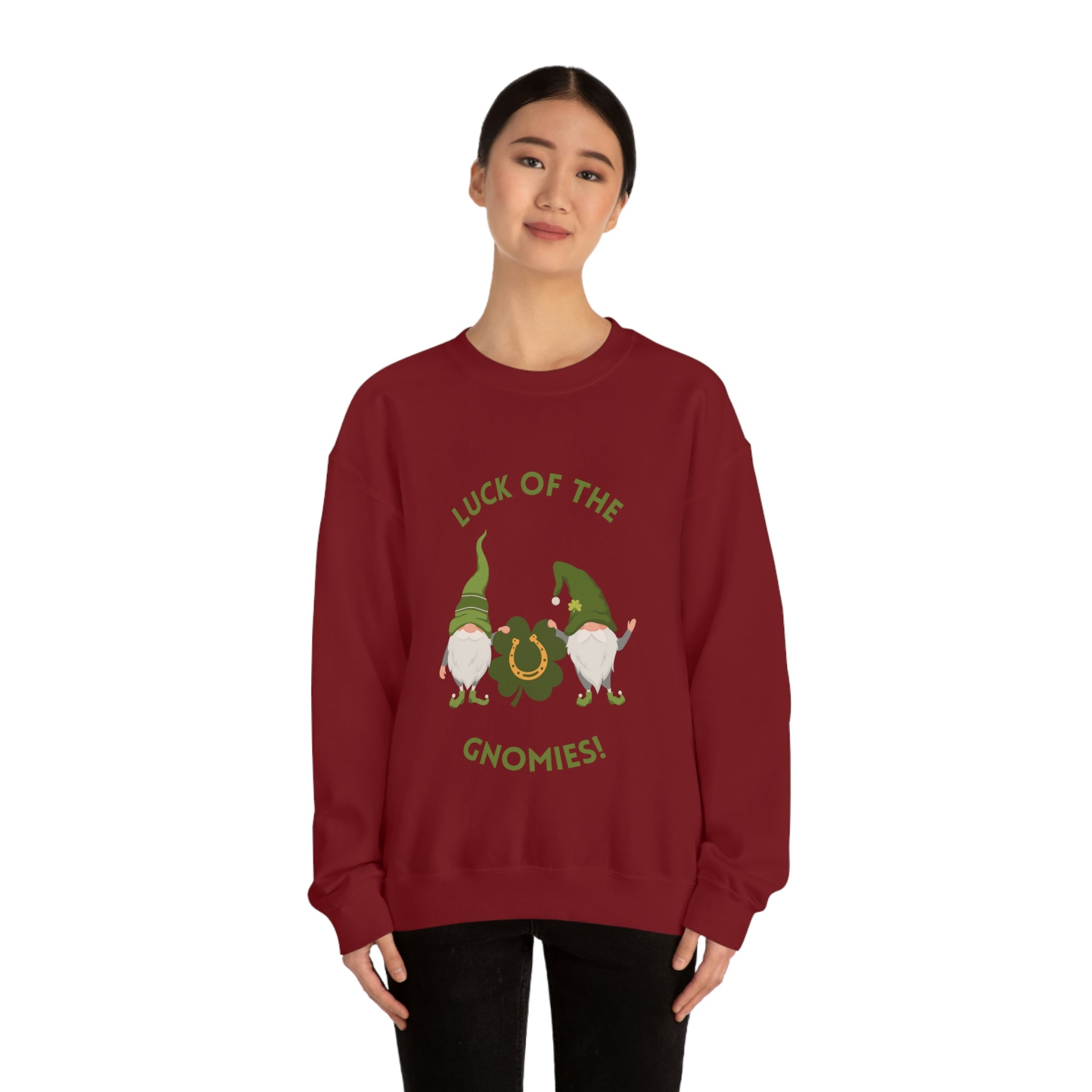 The Luck Of The Gnomies! Unisex Heavy Blend™ Crewneck Sweatshirt
