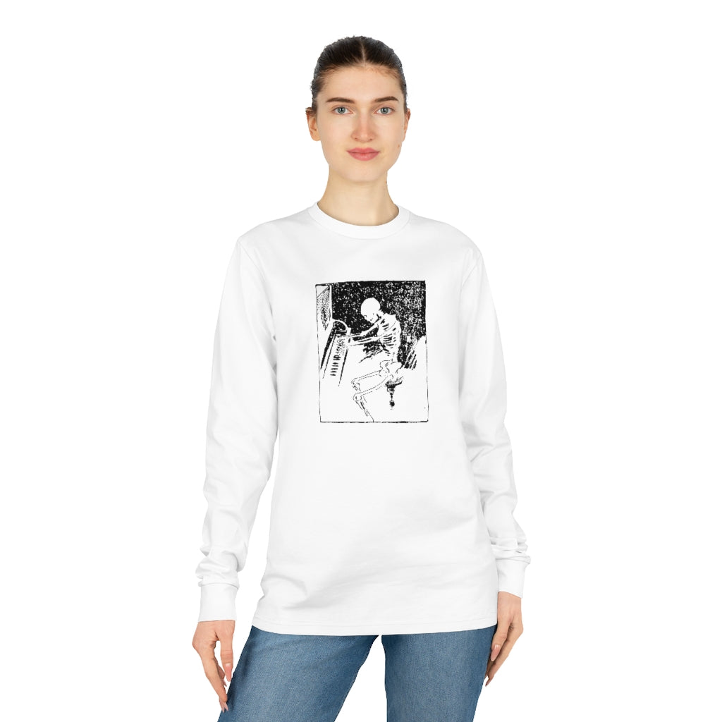 Piano Player Unisex Shifts Dry Organic Long Sleeve Tee