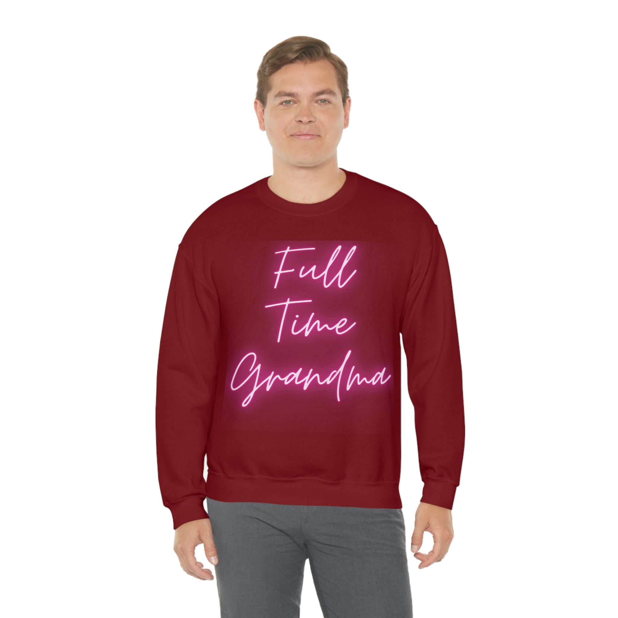 Full Time Grandma Unisex Heavy Blend™ Crewneck Sweatshirt