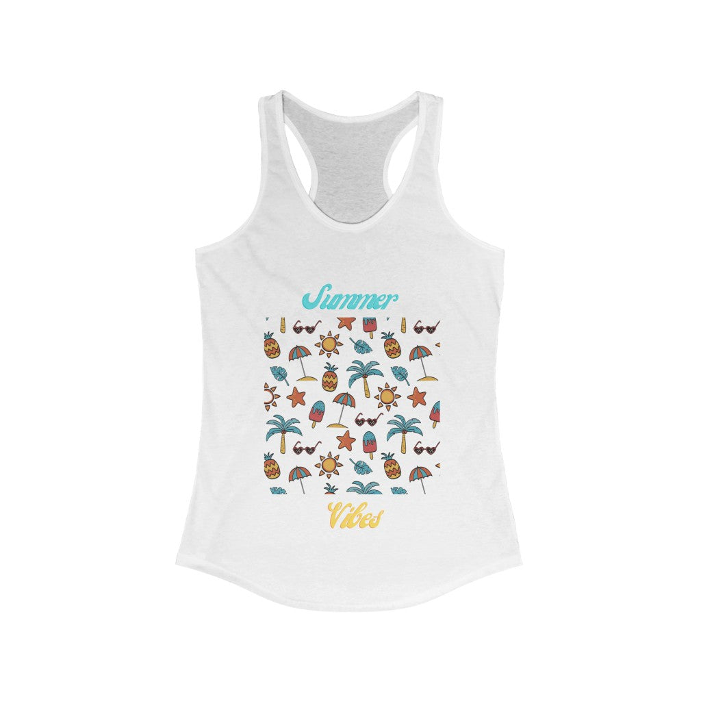 Summer Vibes Women's Ideal Racerback Tank