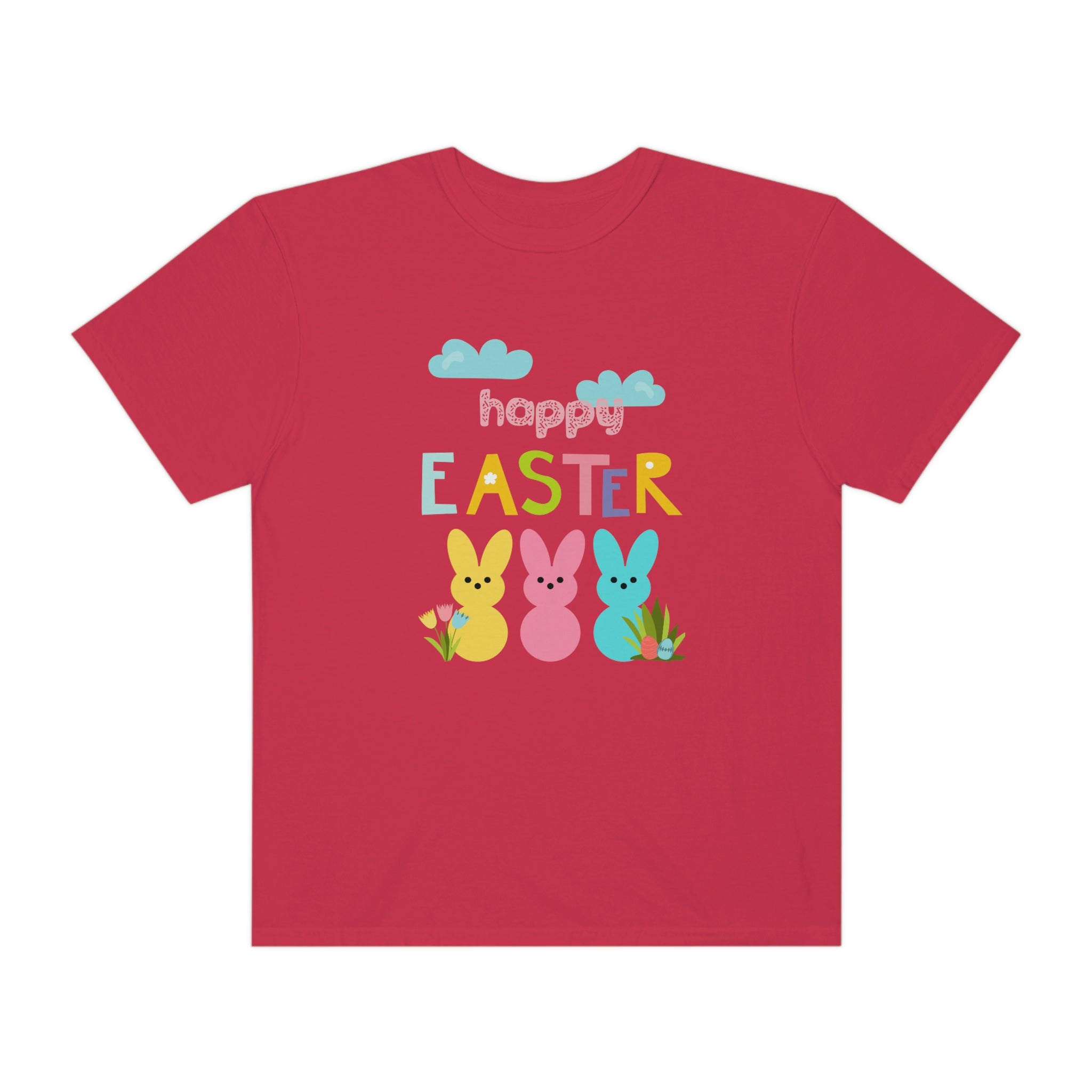 Happy Easter Bunny Unisex Garment-Dyed T-shirt