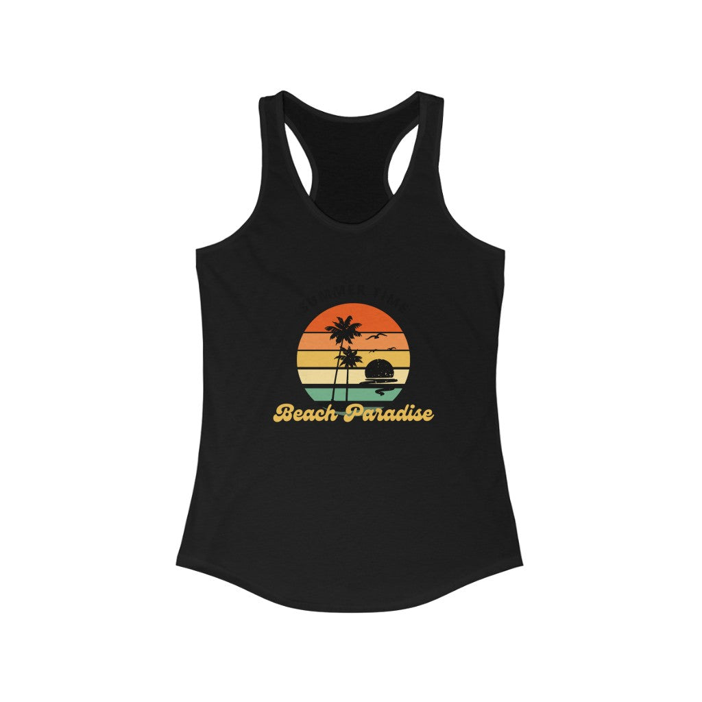 Beach Paradise Women's Ideal Racerback Tank