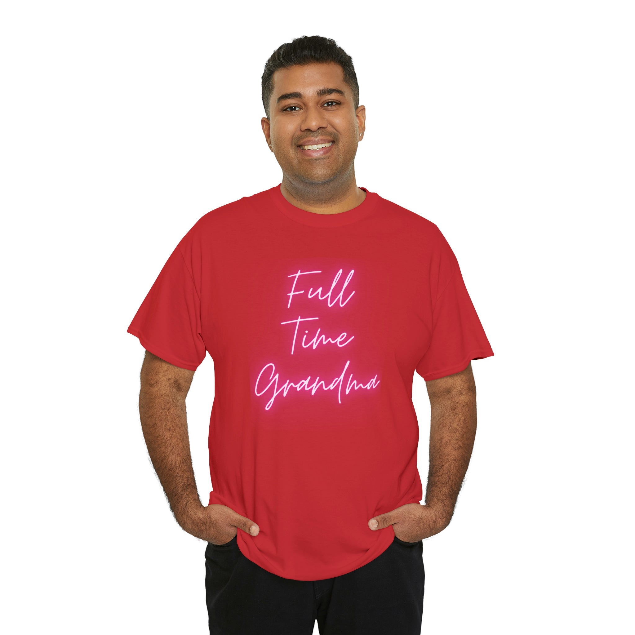 Full Time Grandma Unisex Heavy Cotton Tee