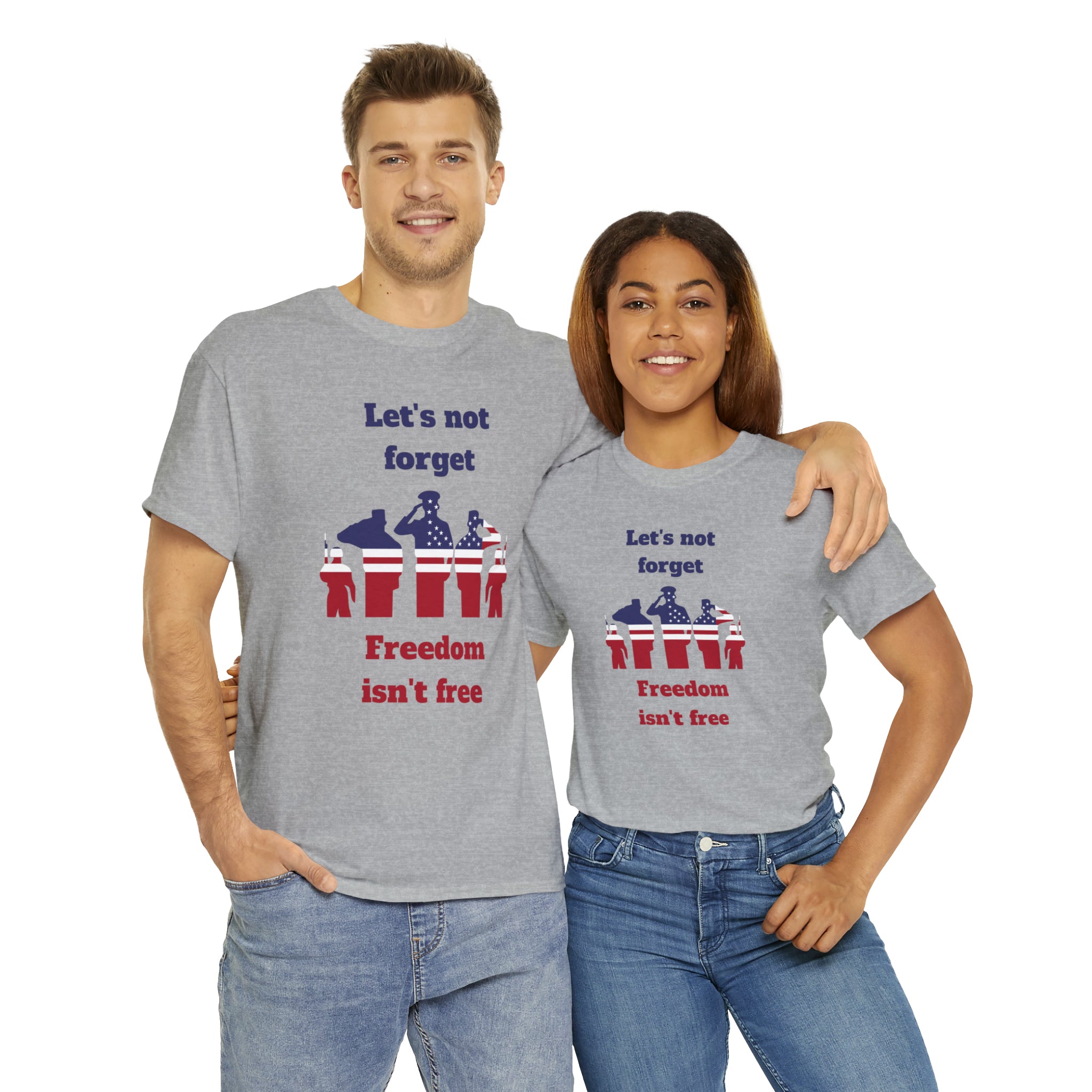 Memorial Day Freedom Is Not Free Unisex Heavy Cotton Tee
