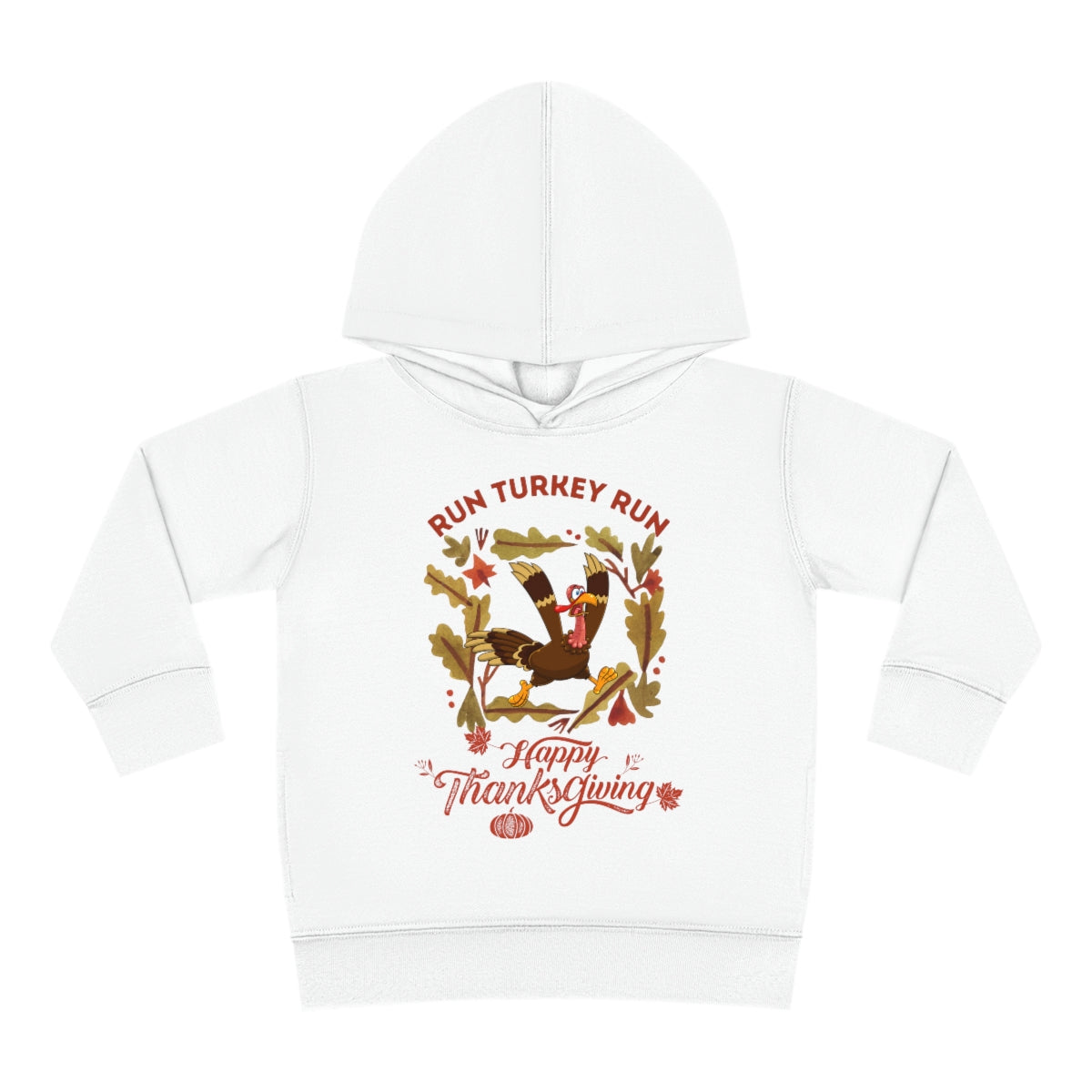 Run Turkey Run Toddler Pullover Fleece Hoodie