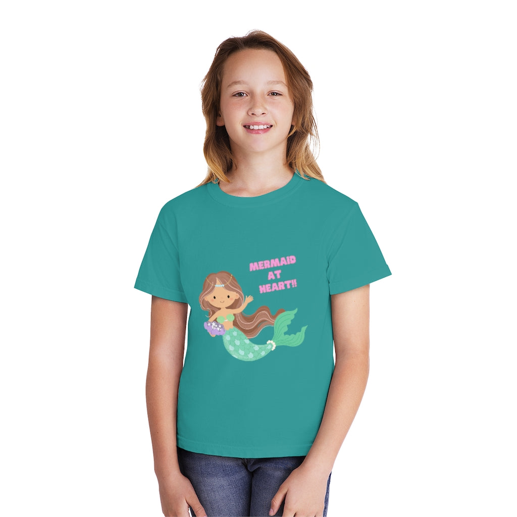 Mermaid at Heart Youth Midweight Tee