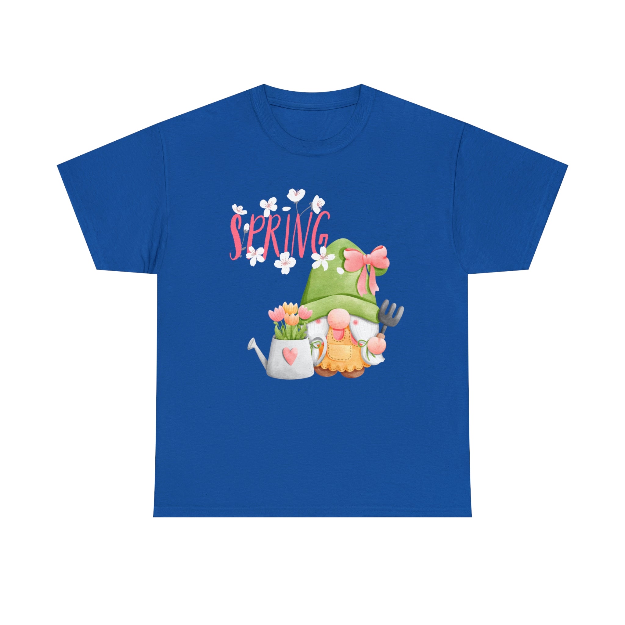 Gnome Happy Spring Unisex Heavy Cotton Tee