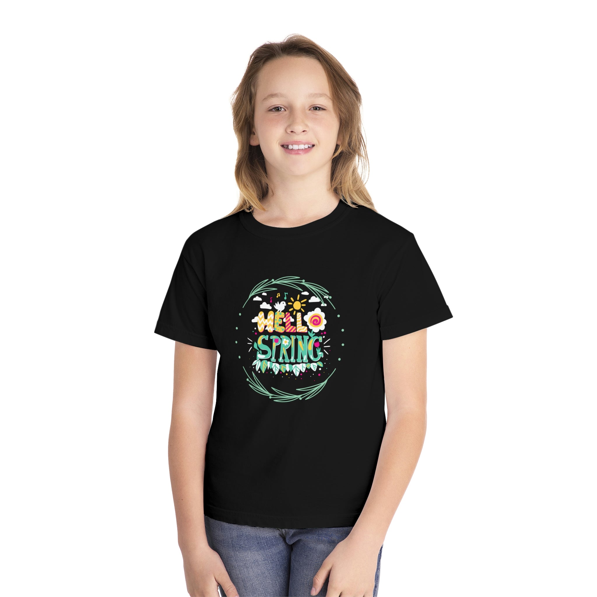 Hello Spring Youth Midweight Tee