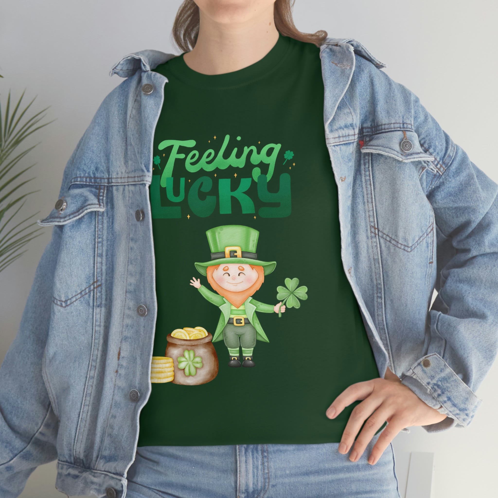 Feeling Lucky Unisex Heavy Cotton Tee