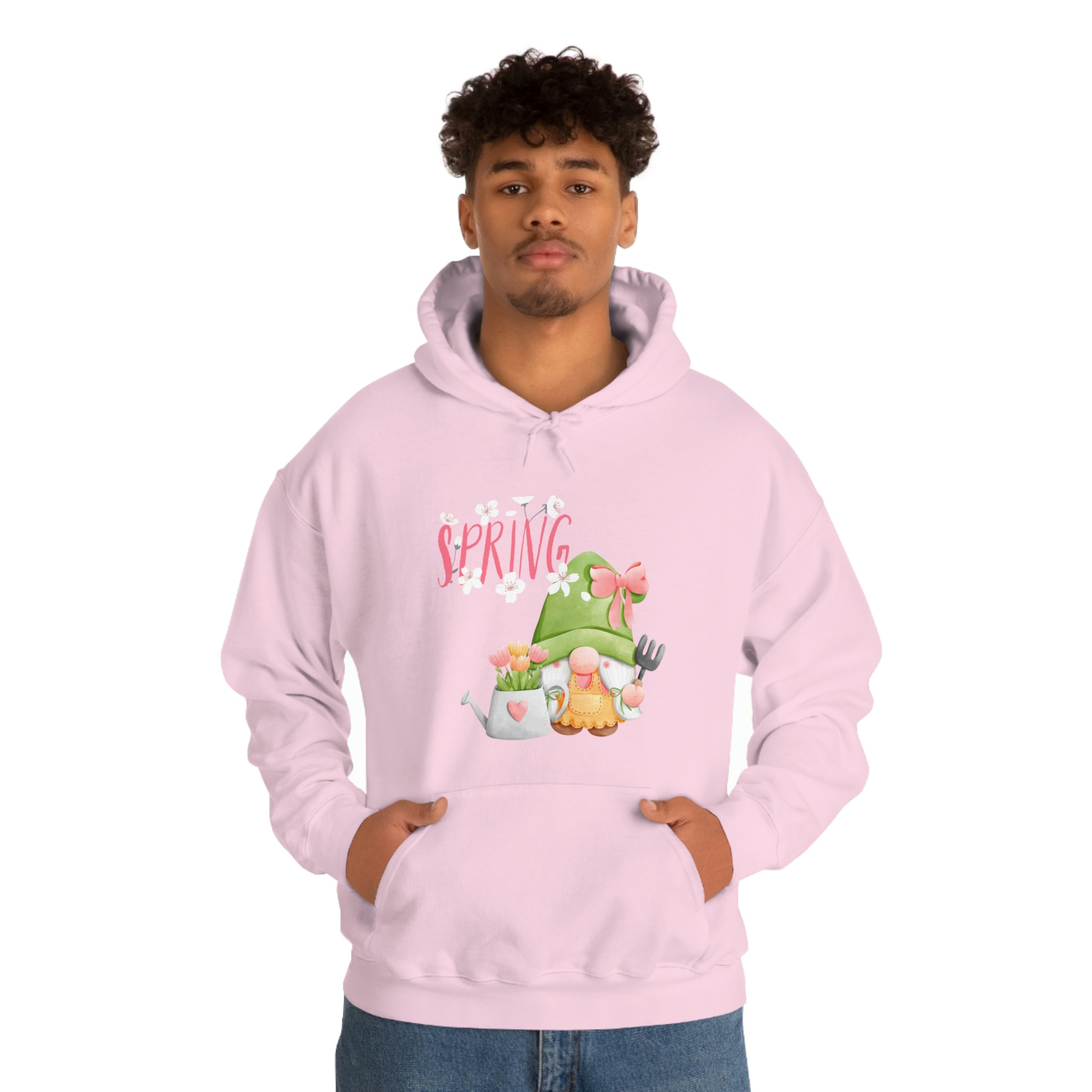 Gnome Happy Spring Unisex Heavy Blend™ Hooded Sweatshirt