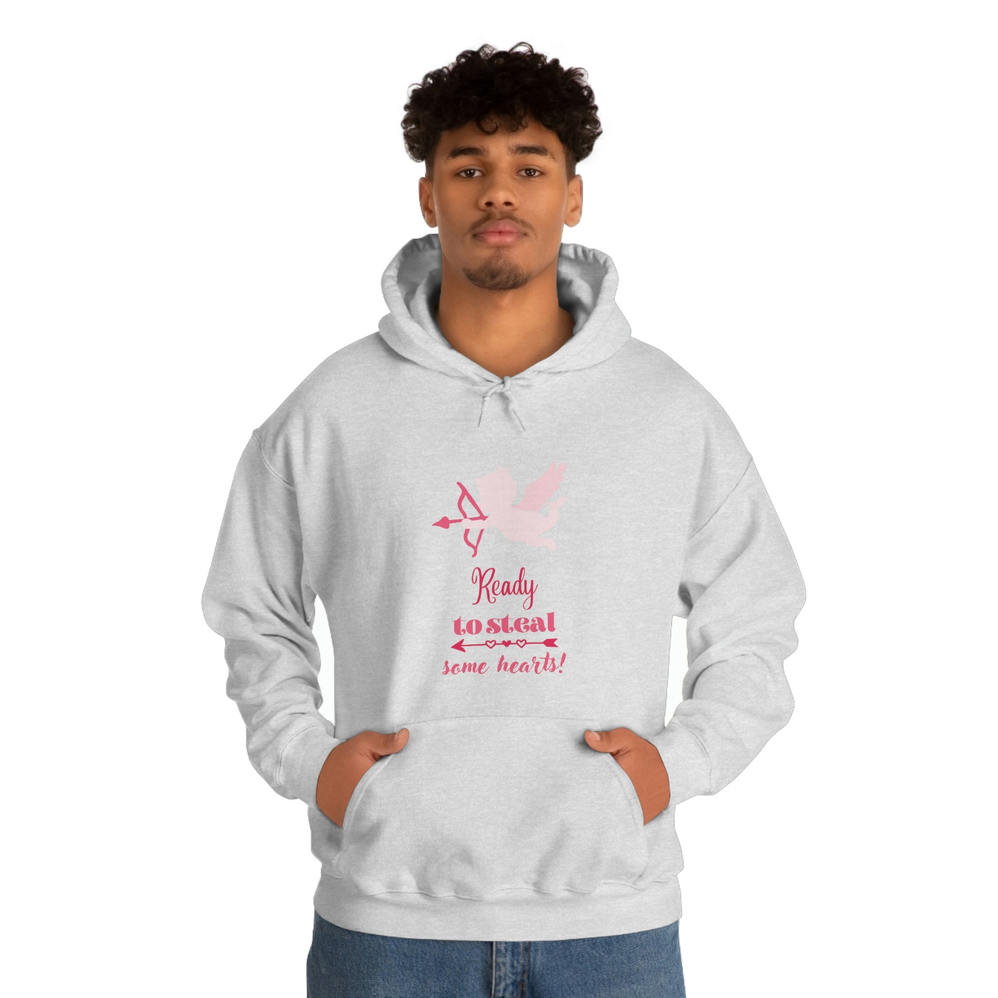 Ready To Steal Some Hearts Unisex Heavy Blend™ Hooded Sweatshirt