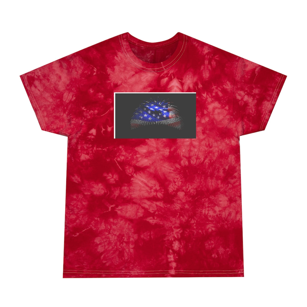 Old Glory Tie-Dye Tee, Crystal