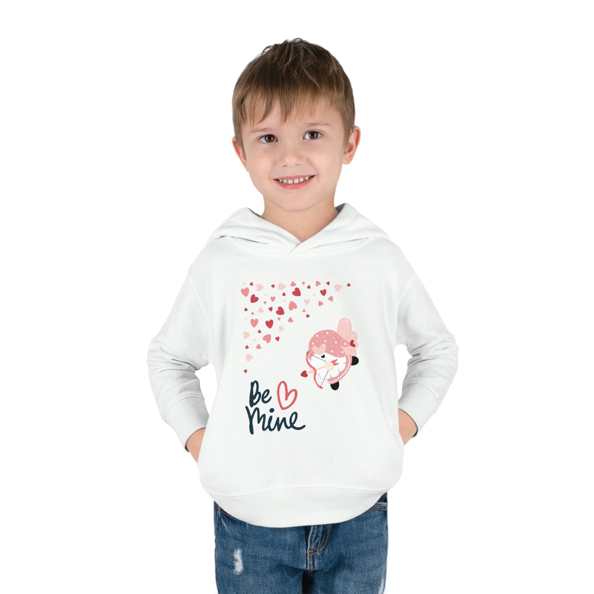 Be Mine Gnome!! Toddler Pullover Fleece Hoodie