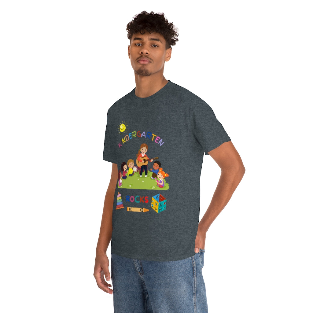 Kindergarten Rocks Unisex Heavy Cotton Tee