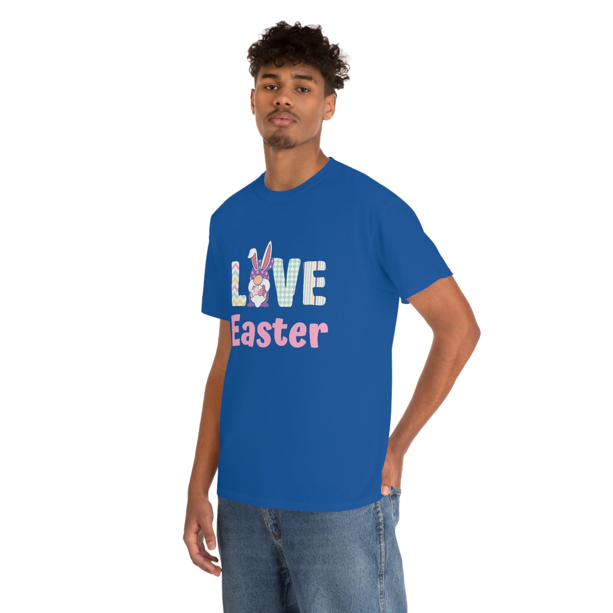 Gnome Love Easter Unisex Heavy Cotton Tee