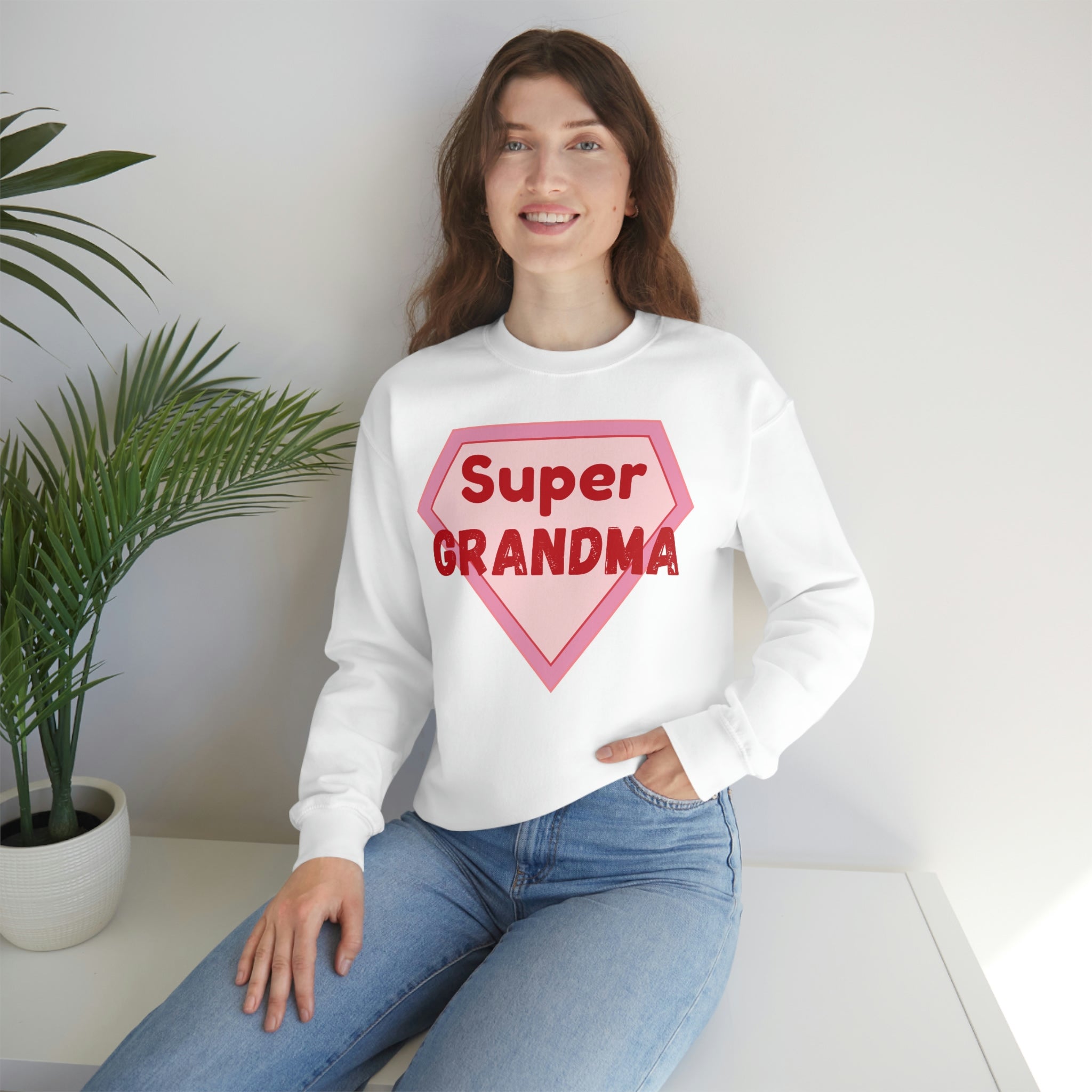 Super Grandma Unisex Heavy Blend™ Crewneck Sweatshirt