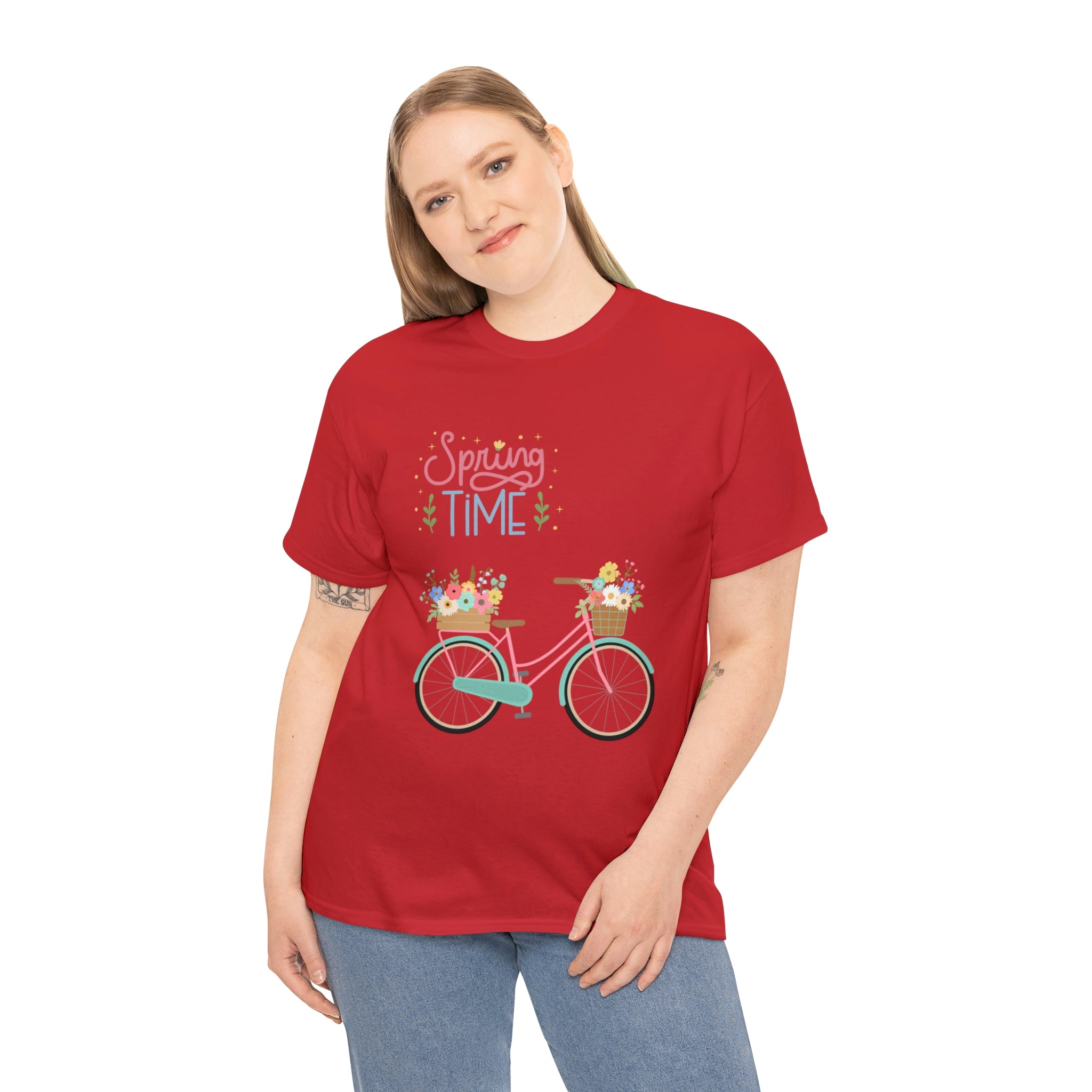 Spring Time Unisex Heavy Cotton Tee