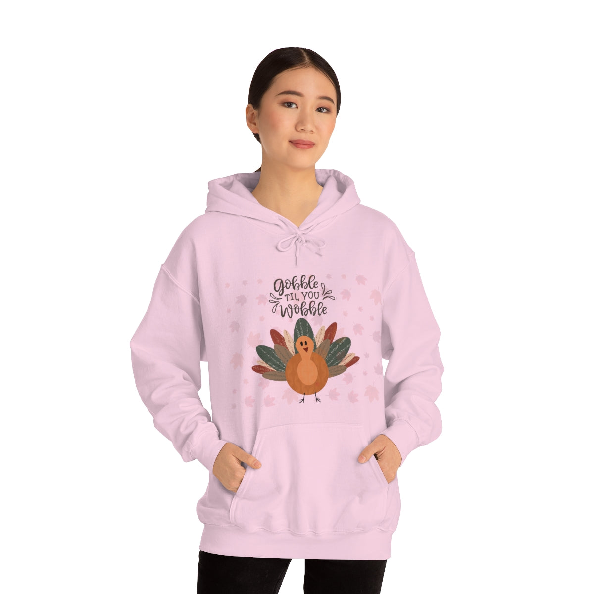 Gobble Til You Wobble Unisex Heavy Blend™ Hooded Sweatshirt