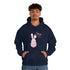 Happy Easter Day Bunny Unisex Heavy Blend™ Hooded Sweatshirt