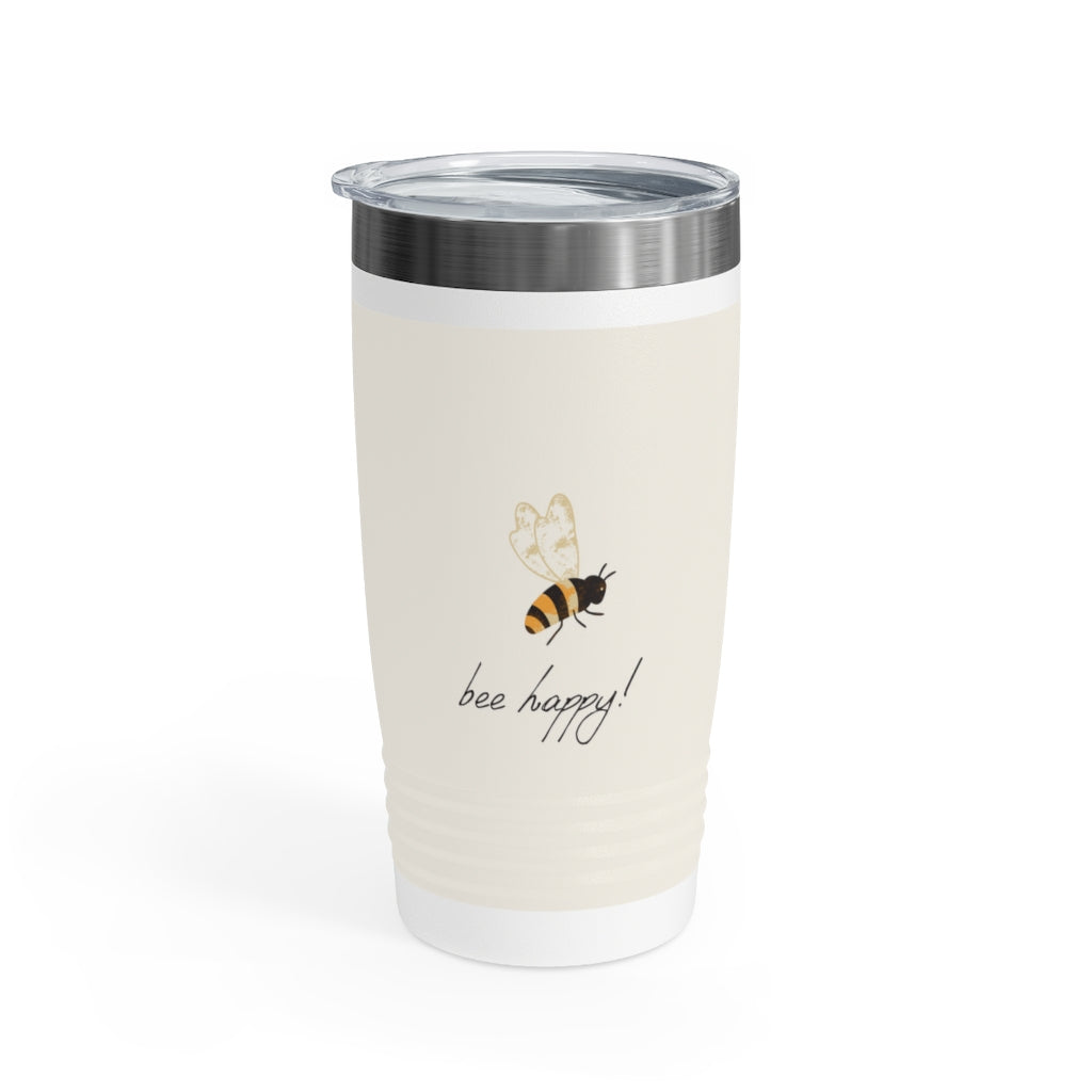 Bee Happy Ringneck Tumbler, 20oz