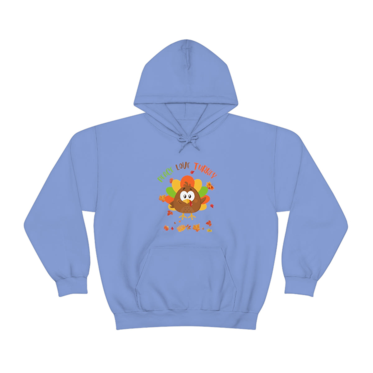 Peace Love Turkey Unisex Heavy Blend™ Hooded Sweatshirt