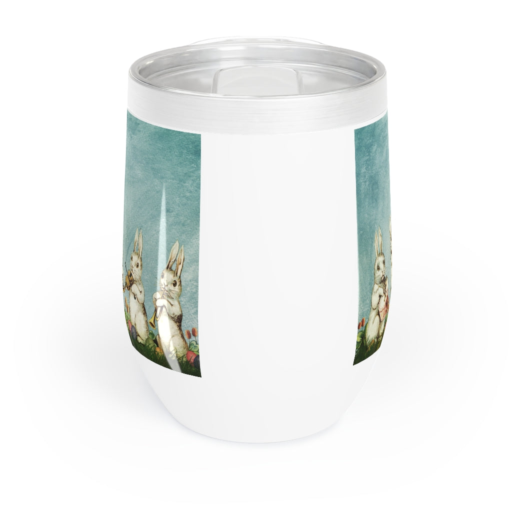 Happy Easter Chill Wine Tumbler