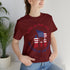 Memorial Day Land Of The Free Unisex Jersey Short Sleeve Tee