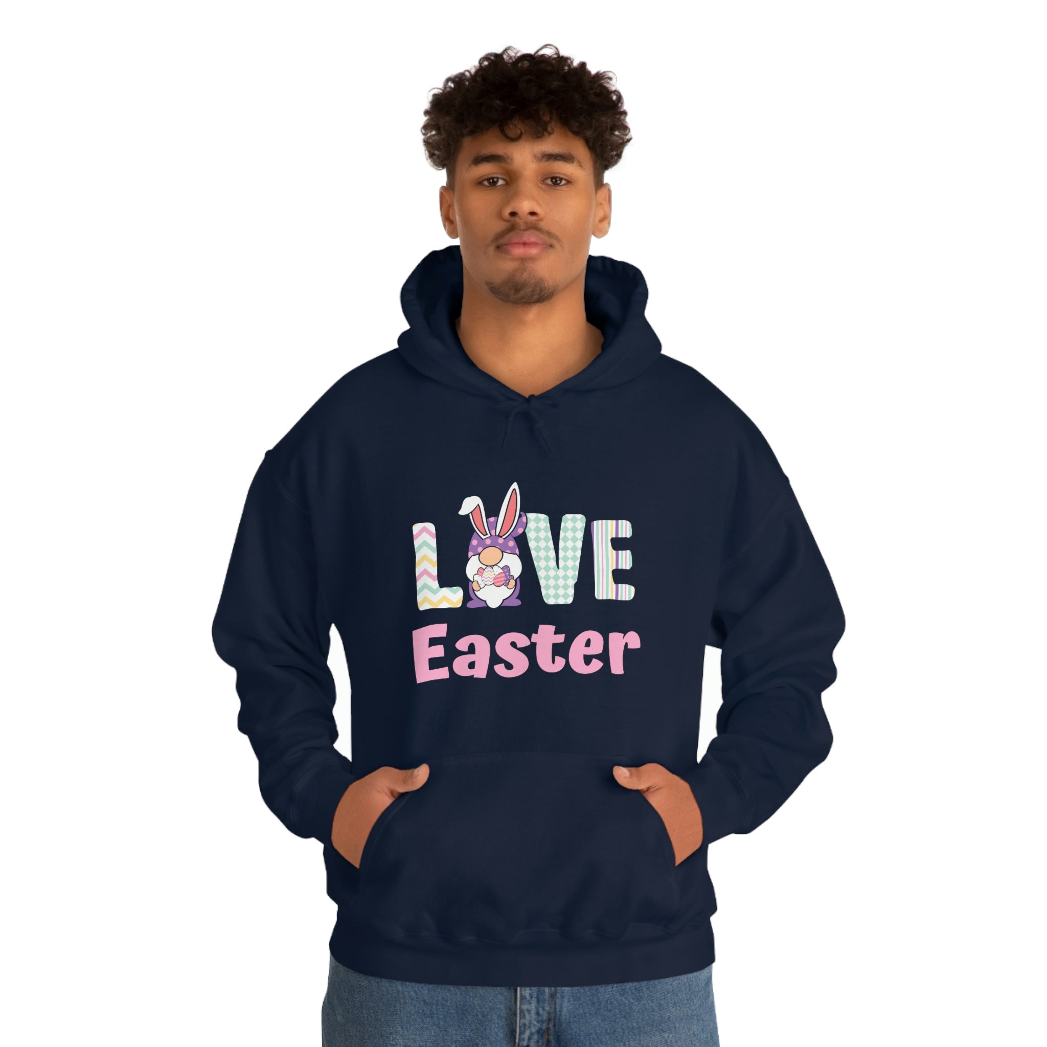 Gnome Love Easter Unisex Heavy Blend™ Hooded Sweatshirt