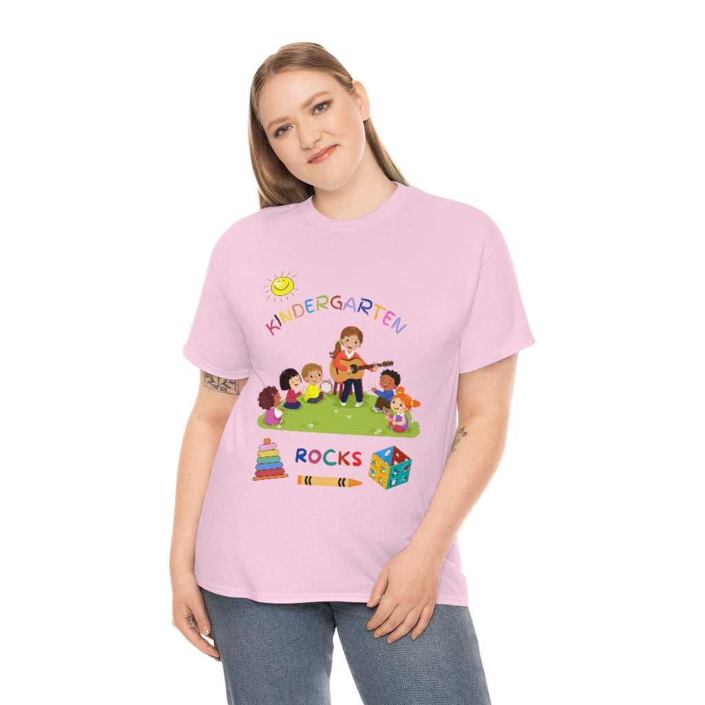 Kindergarten Rocks Unisex Heavy Cotton Tee