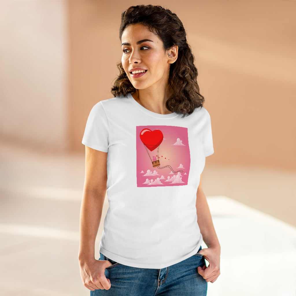 Happy Valentine's Day Women's Heavy Cotton Tee