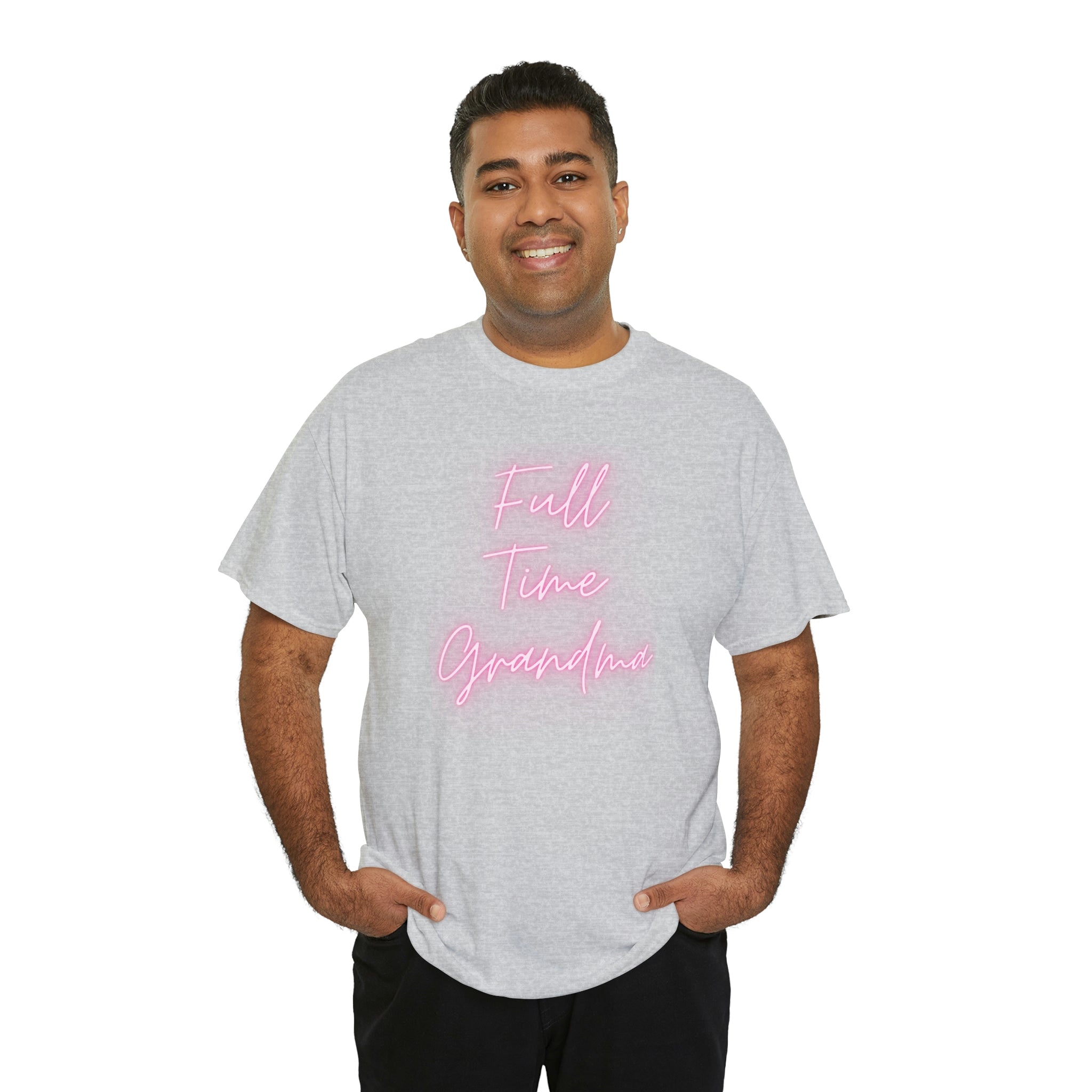 Full Time Grandma Unisex Heavy Cotton Tee