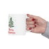 Merry Christmas Tree Ceramic Mug 11oz