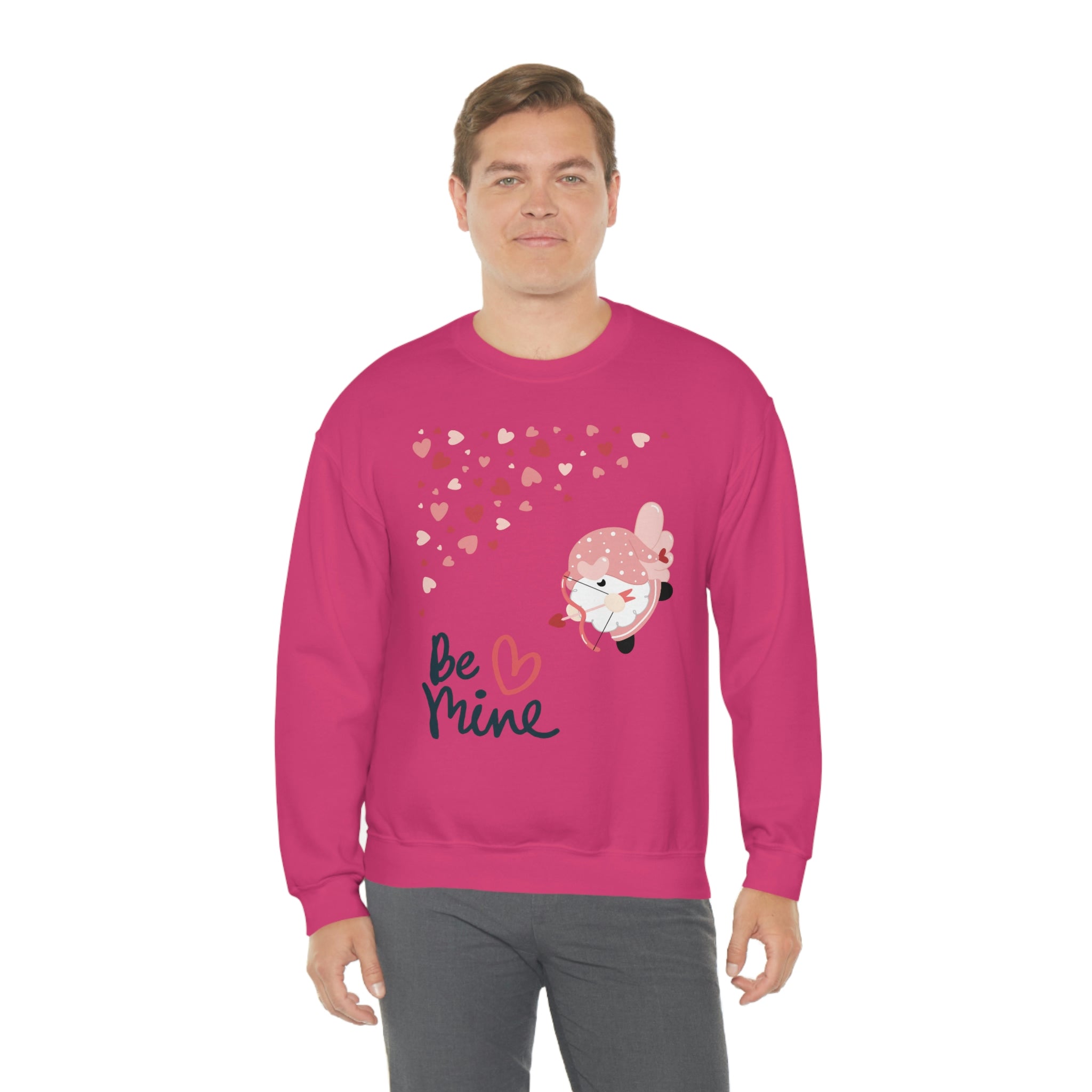 Be Mine Gnome!! Unisex Heavy Blend™ Crewneck Sweatshirt