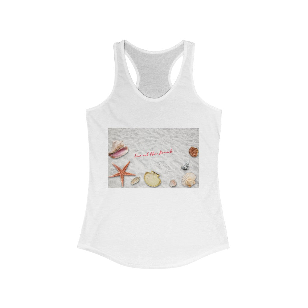 Fun at the Beach Women's Ideal Racerback Tank