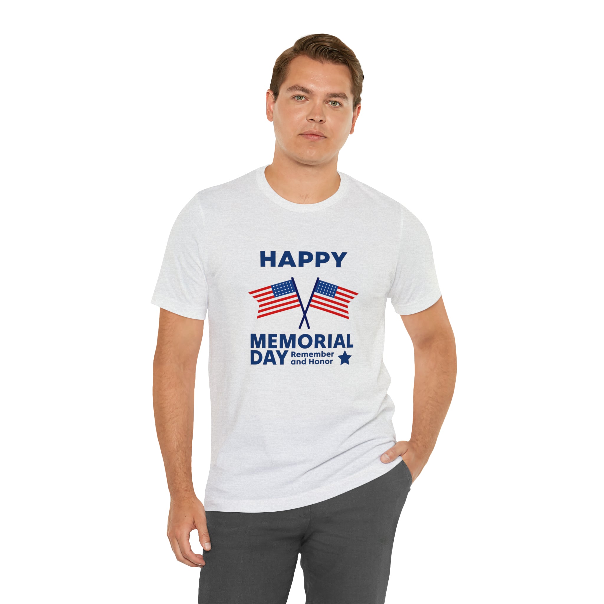 Happy Memorial Day Unisex Jersey Short Sleeve Tee