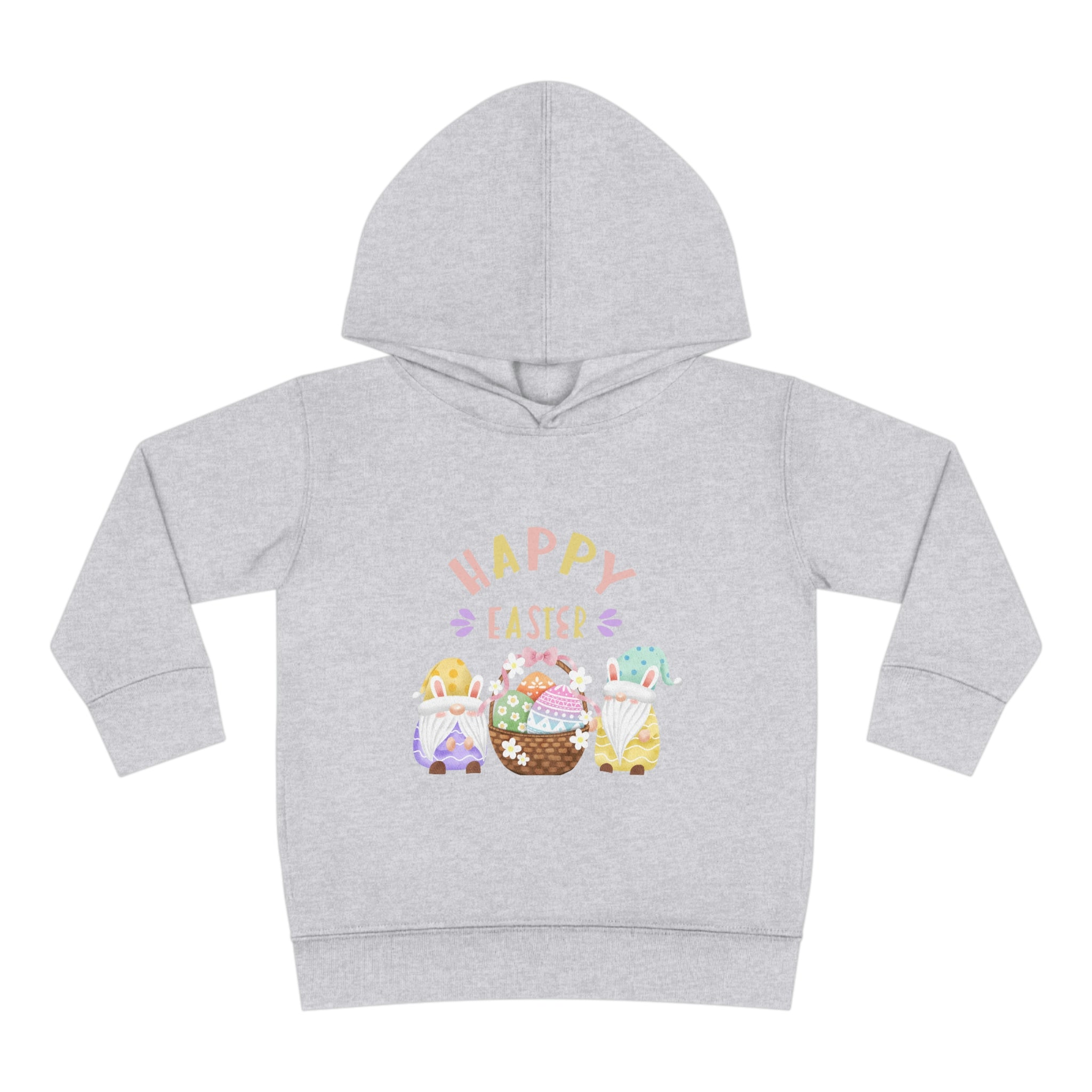 Happy Easter Gnome Toddler Pullover Fleece Hoodie