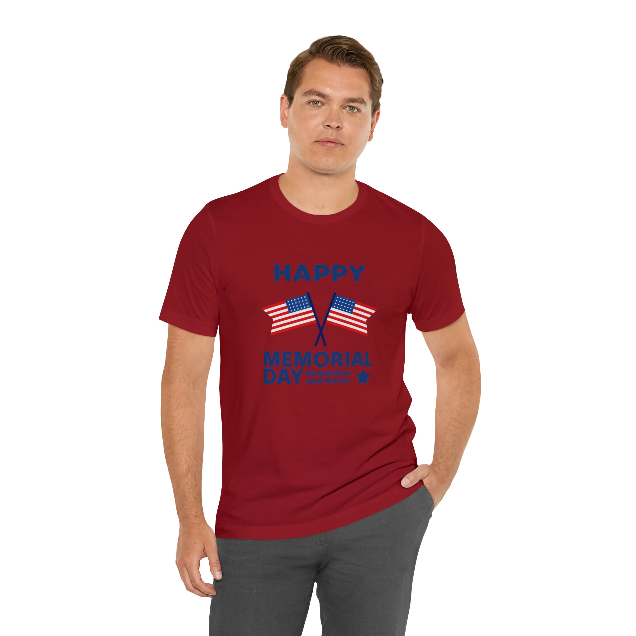 Happy Memorial Day Unisex Jersey Short Sleeve Tee