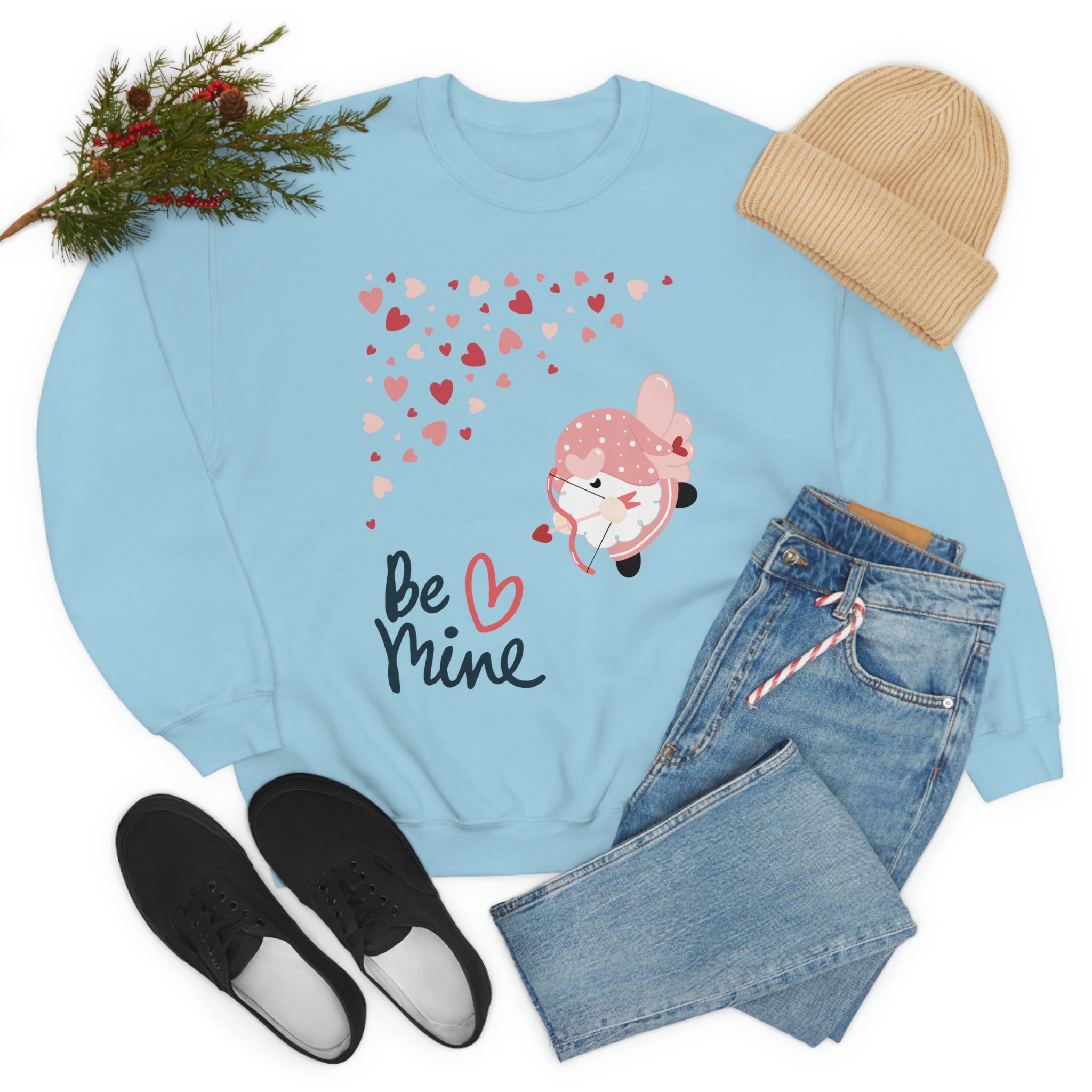 Be Mine Gnome!! Unisex Heavy Blend™ Crewneck Sweatshirt