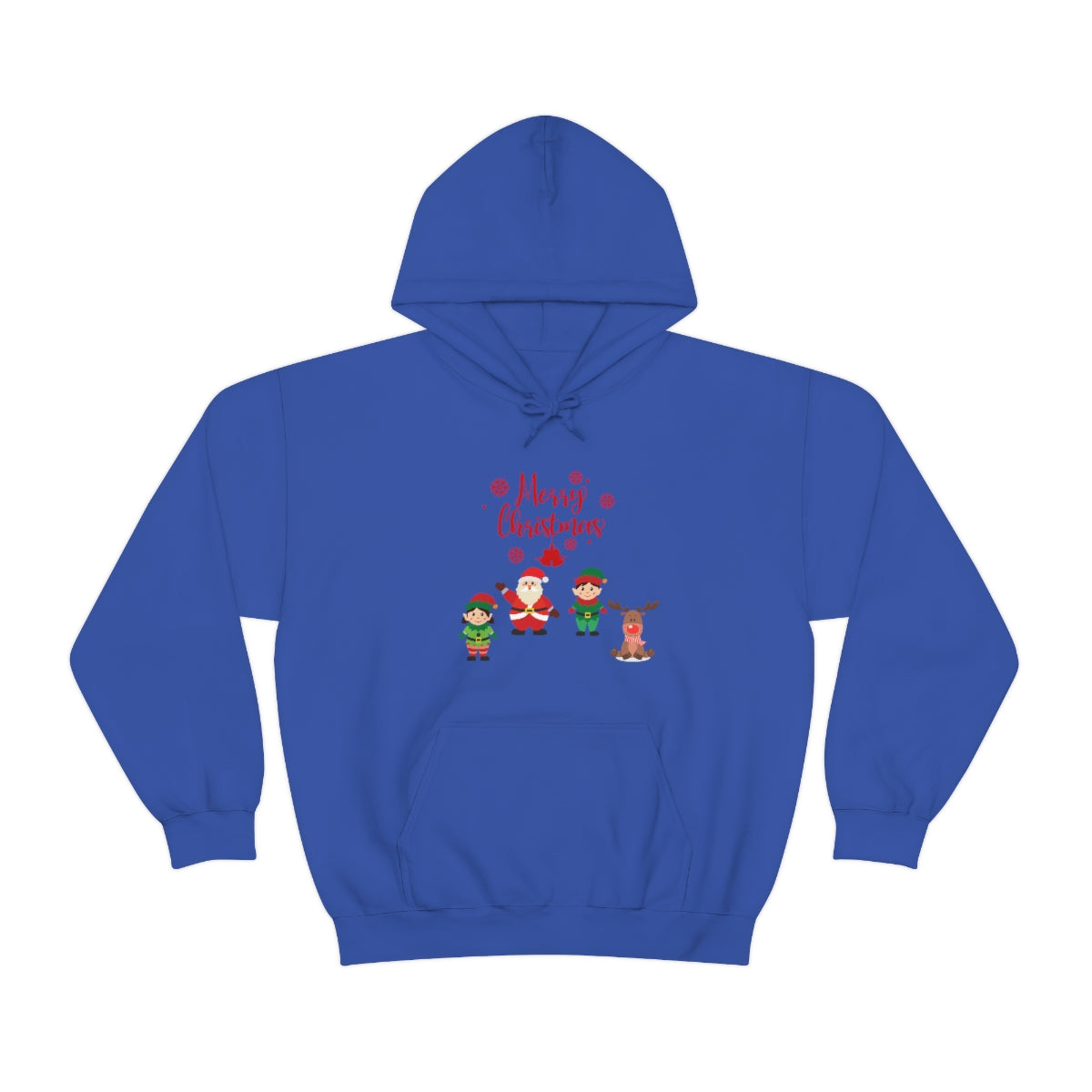 Merry Christmas From Santa & Helpers Unisex Heavy Blend™ Hooded Sweatshirt