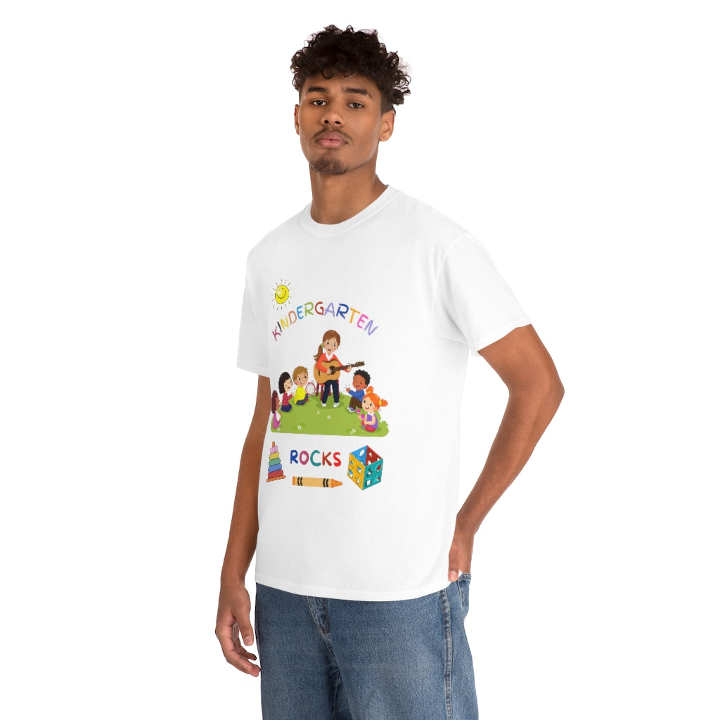 Kindergarten Rocks Unisex Heavy Cotton Tee