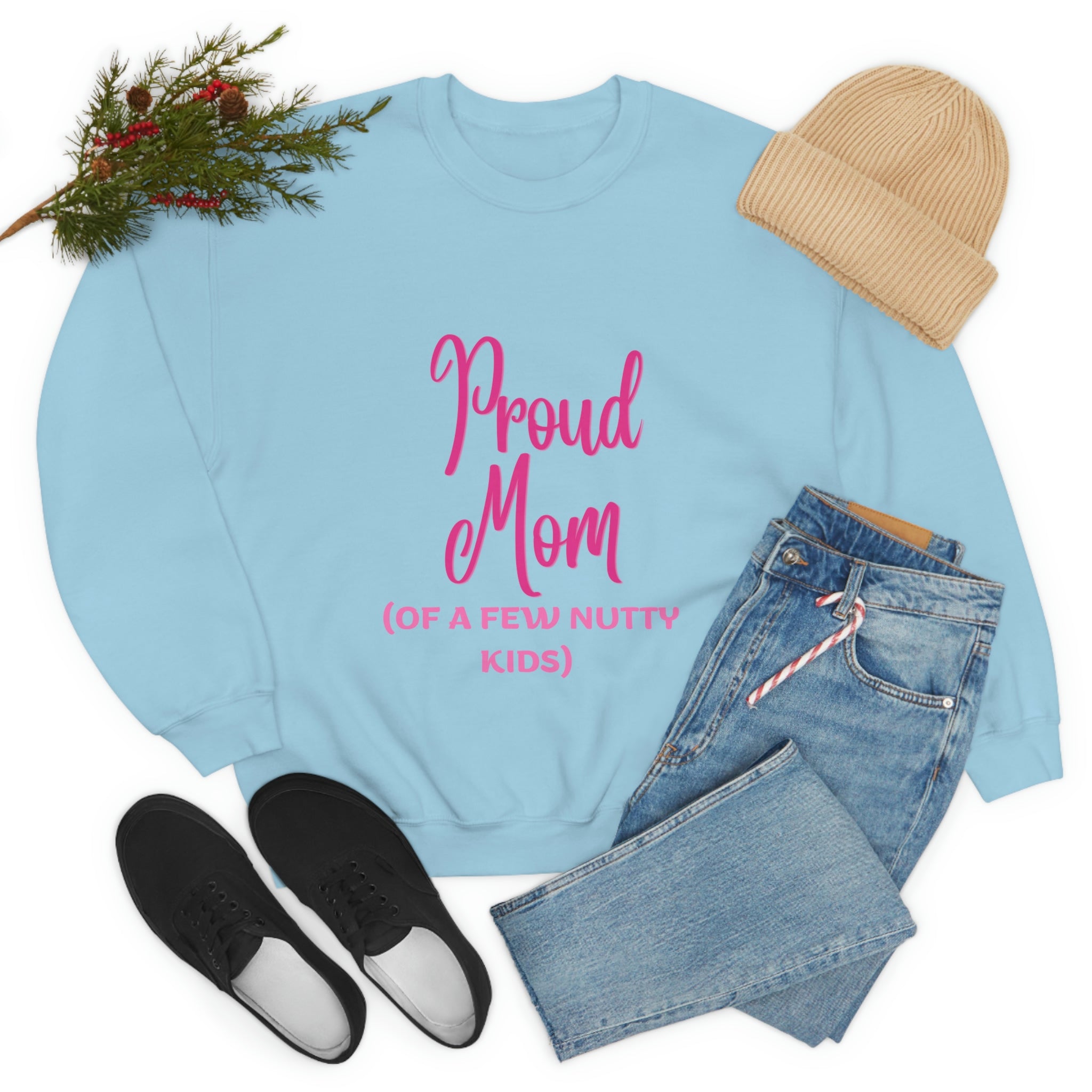 Proud MomUnisex Heavy Blend™ Crewneck Sweatshirt